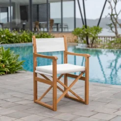 Haväng Regissörsstol Teak/Vit