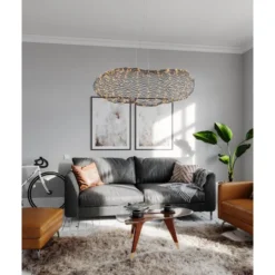 Hayden Taklampa 115 cm Svart matt