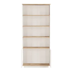 Helsingfors Open (75 x 168,3 x 26,8 cm) Bokhylla Atlantisk furu vit