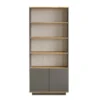 Helsingfors Open (75 x 168,3 x 26,8 cm) Bokhylla Atlantisk furu antracit