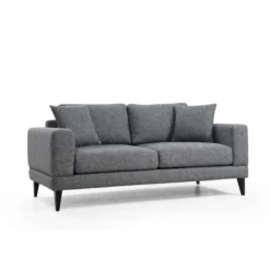 Helsingfors 2-sits (180 x 90 x 85 cm) Mörkgrå 2-sitssoffa