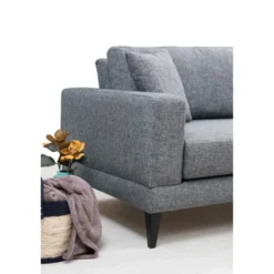 Helsingfors 2-sits (180 x 90 x 85 cm) Mörkgrå 2-sitssoffa