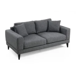 Helsingfors 2-sits (180 x 90 x 85 cm) Mörkgrå 2-sitssoffa