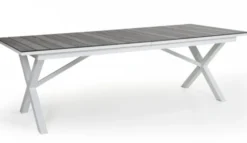 Hillmond Bord 100x238-297 cm Vit/Grå Laminat