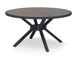 Hånger Utebord Ø140 cm Svart
