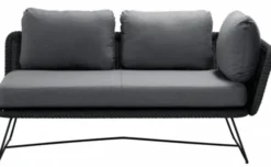 Horizon 2-sits Soffa Vänster Svart