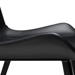 Hype Stol Black Art.Leather, Black