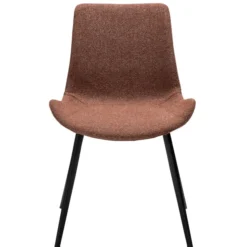 Hype Stol Pebble Red Bouclé, Black