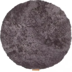 Ida stolsdyna (ej vadderad) 36 cm rund / Carbon