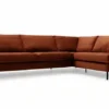 Impulse Divansoffa Set 4 Classic Velvet Deep Orange