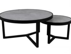 Itonda Soffbord 60 cm Svart/Grå