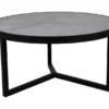 Itonda Soffbord 100 cm Svart/Grå