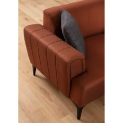 Jakarta (230 x 95 x 77 cm) 3-sits bäddsoffa Kakelröd