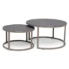 Jet Set Rund Utesatsbord Beige