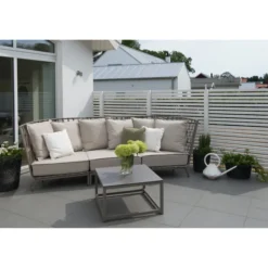Jet Set 3-Sits Loungesoffa Beige