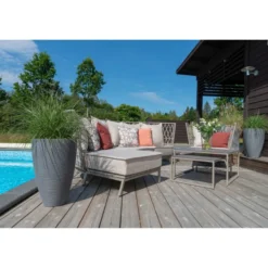 Jet Set 3-Sits Loungesoffa Beige