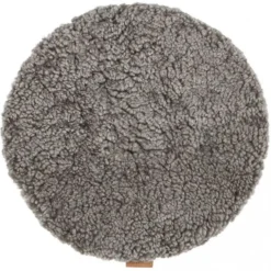Jill stolsdyna (vadderad) 36 cm rund / Grågrafit