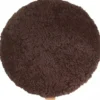 Jill stolsdyna (vadderad) 36 cm rund / Dark Brown