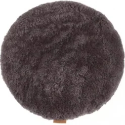 Jill stolsdyna (vadderad) 36 cm rund / Carbon