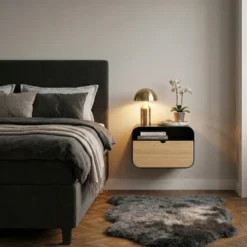 Joliet Sängbord 35x25 cm Bambu