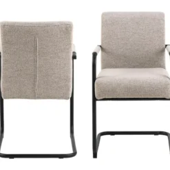 Jordaan Karmstol Monza tyg Beige