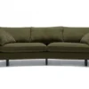 Julia 3-sits XL Svängd Soffa Moss Dark Green