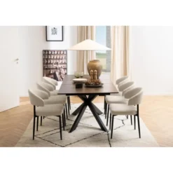 Kaley Matstol Basel tyg Beige
