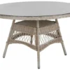 Kamomill Runt Matbord 130 cm Beige
