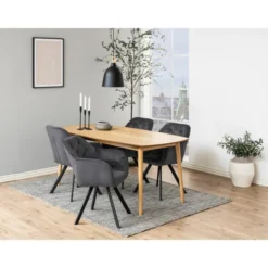 Katie Karmstol Vic tyg Mörkgrå