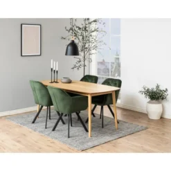 Katie Karmstol Vic tyg Skogsgrön