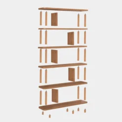 Kigali (120 x 168,5 x 28 cm) Atlantisk furu Bokhylla