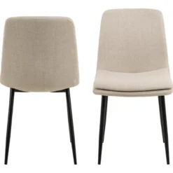 Kilda Matstol Basel tyg Beige
