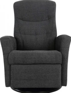King Reclinerfåtölj Svart Tyg