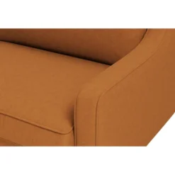 Kingston Extra (220 x 84 x 87 cm) 3-sitssoffa Karamell valnöt