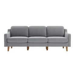 Kingston Extra (220 x 84 x 87 cm) 3-sitssoffa Dimgrå valnöt
