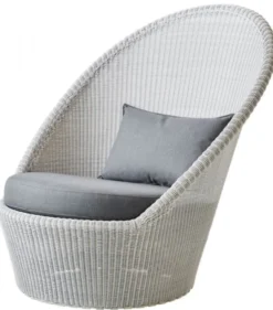 Kingston Solstol m.hjul White Grey