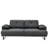 Kingston (199 x 99 x 83 cm) 2-sits bäddsoffa Antracit