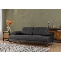 Kingston (199 x 99 x 83 cm) 2-sits bäddsoffa Antracit