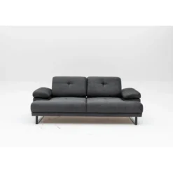 Kingston (199 x 99 x 83 cm) 2-sits bäddsoffa Antracit
