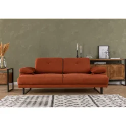 Kingston (199 x 99 x 83 cm) 2-sits bäddsoffa Orange