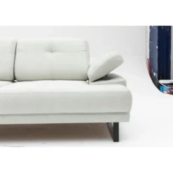 Kingston (199 x 99 x 83 cm) 2-sits bäddsoffa Vit