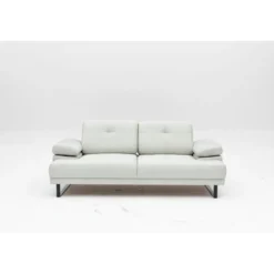 Kingston (199 x 99 x 83 cm) 2-sits bäddsoffa Vit