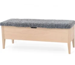 Klinte Bänk 120 Vitoljad Ek