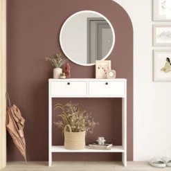 Kotor (80,4 x 90 x 24,2 cm) vit Sideboard