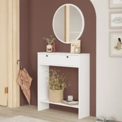 Kotor (80,4 x 90 x 24,2 cm) vit Sideboard