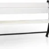 Köpenhamn Soffa 130 cm Svart/Vit