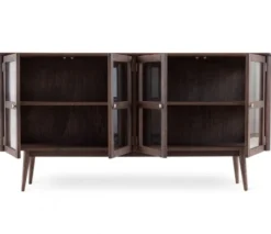 Löderup Sideboard Vitrin Rökbetsad Ek