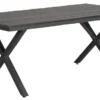 Leone Bord 200x100 cm Svart/Grå