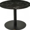 Levang Sidobord Rund 60cm Svart