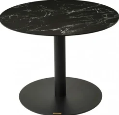 Levang Sidobord Rund 60cm Svart